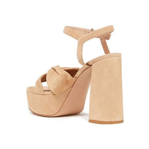 GIANVITO ROSSI 110 twisted suede platform sandals 42 - Picture 3 of 13